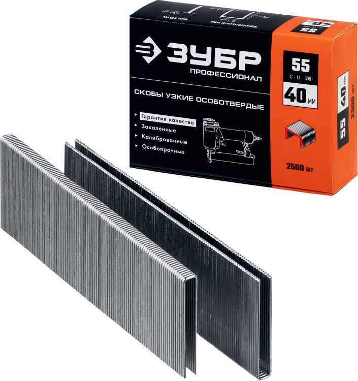 Скобы ЗУБР 31855-40