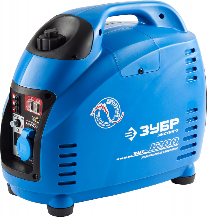 Бензиновый инверторный электрогенератор ЗУБР ЗИГ-1200