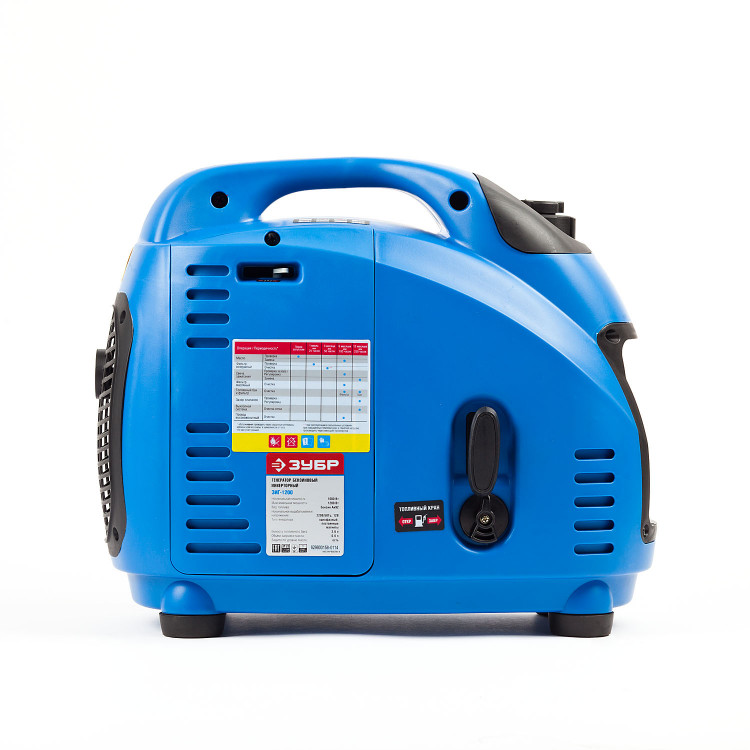 Бензиновый инверторный электрогенератор ЗУБР ЗИГ-1200