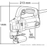 Листовые ножницы по металлу MAKITA JS3201J