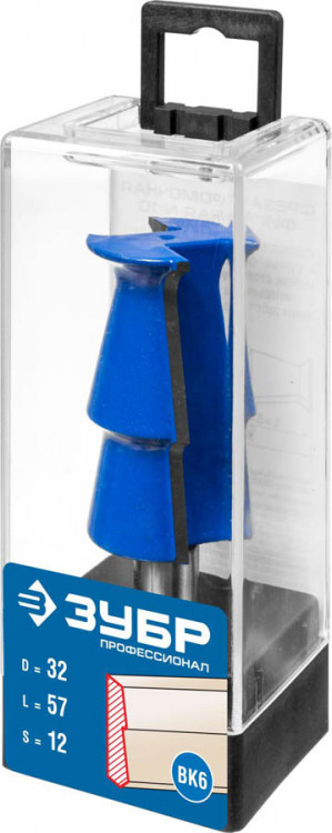 Фреза кромочная фигурная №10 ЗУБР 28721-32
