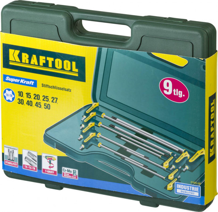 Имбусовые ключи KRAFTOOL 27455-H9