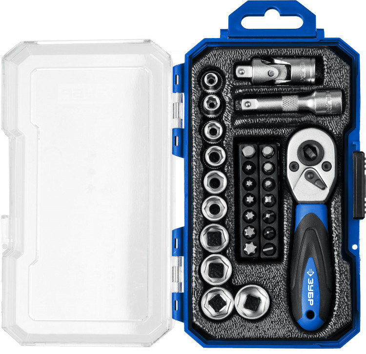 Набор инструментов торцовые головки ЗУБР 27642-H27