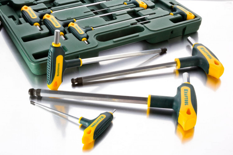 Имбусовые ключи KRAFTOOL 27454-H9