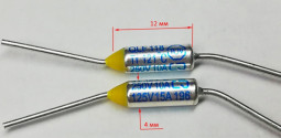 Термопредохранитель 121°C 10A 250V~21~50753