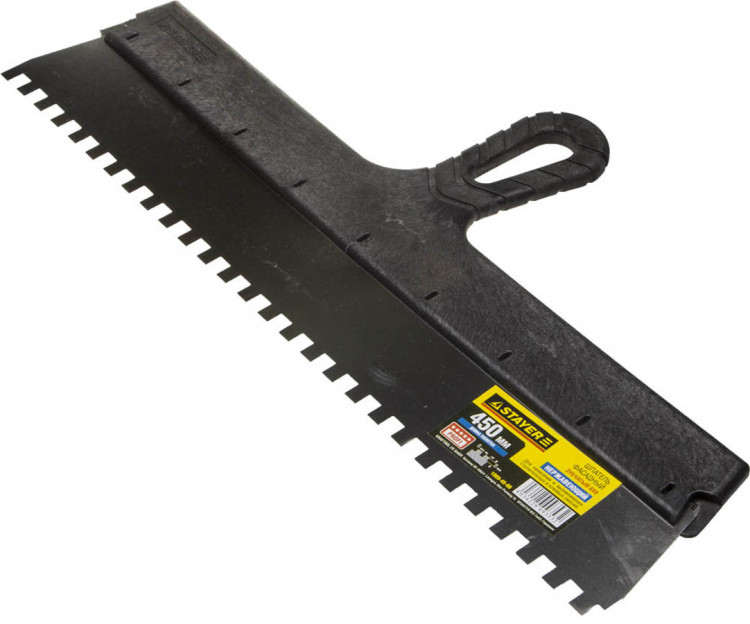 Шпатель зубчатый STAYER 1009-45-08