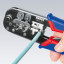 Клещи зажимные для опрессовки KNIPEX KN-975110 предназначены для резания и удаления оболочки с плоских