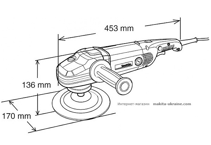 Полировальная шлифмашина MAKITA SA7000C