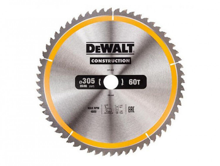 Пильный диск Construction DeWALT DT1960