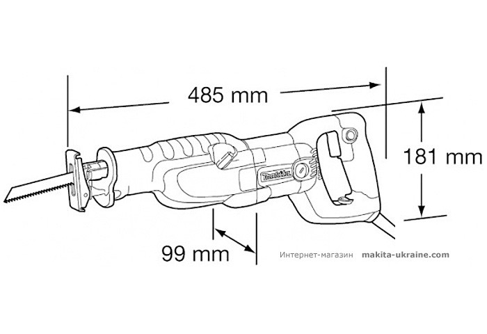 Сабельная пила (ножовка) MAKITA JR3070CT