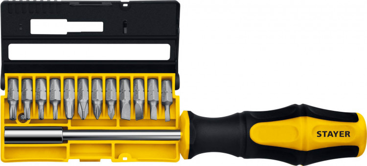Отвертка-битодержатель STAYER 25813