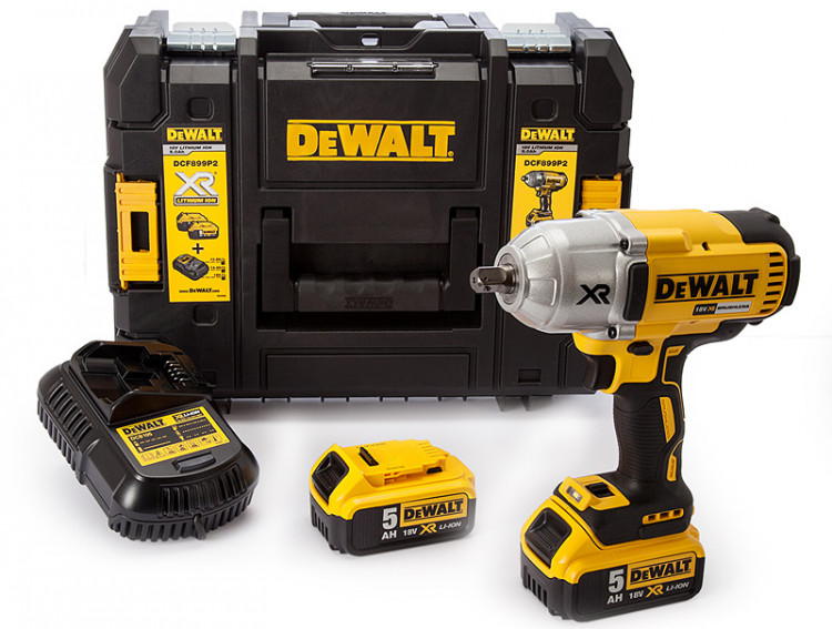 Аккумуляторный ударный гайковерт DeWALT DCF899HP2