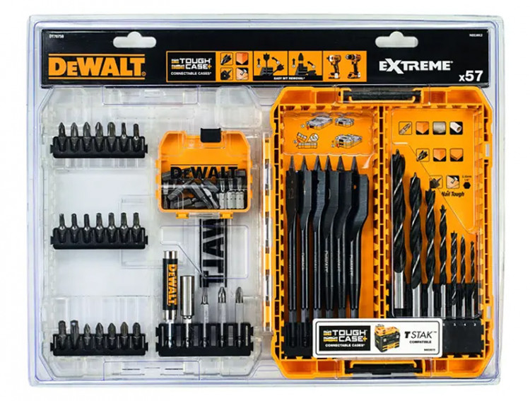 Набор бит и сверл DeWALT DT70758 (57 шт.)