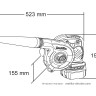 Аккумуляторная воздуходувка MAKITA BUB182Z