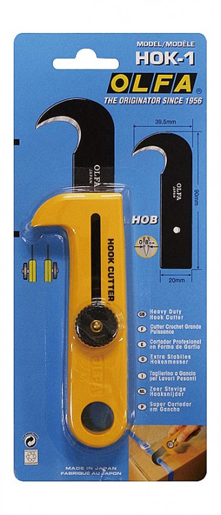 Нож с лезвием-крюком OLFA OL-HOK-1