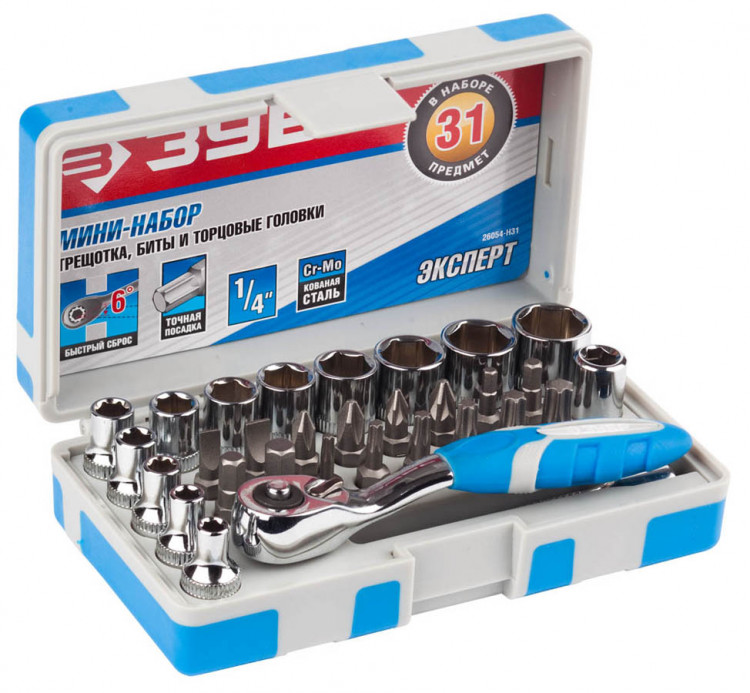 Набор бит ЗУБР 26054-H31