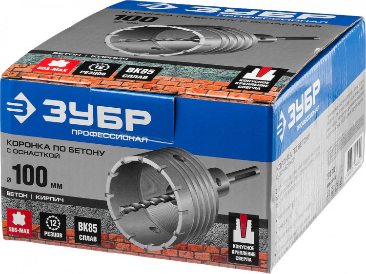 Буровая коронка ЗУБР 2918-100