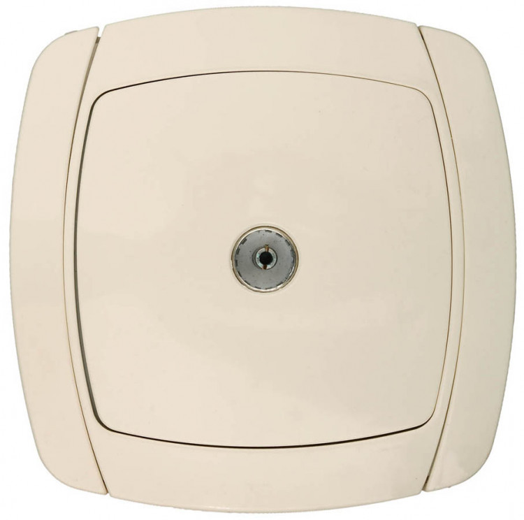 Одинарная телевизионная розетка СВЕТОЗАР CITY LIGHT LIGHT SV-54215-B