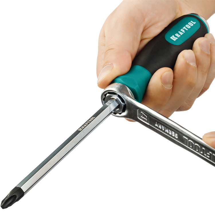 Отвертка ударная KRAFTOOL Impact 250034-3