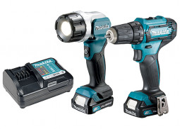 Аккумуляторная дрель-шуруповерт MAKITA DF333DWYL1