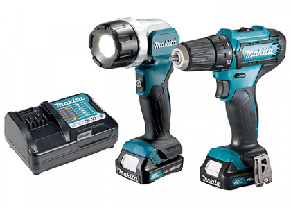 Аккумуляторная дрель-шуруповерт MAKITA DF333DWYL1