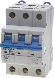 Автоматический выключатель СВЕТОЗАР, SV-49063-20-C