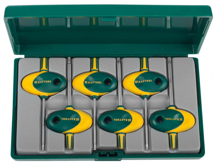 Набор мини ключей TORX для точных работ KRAFTOOL 27440-H6