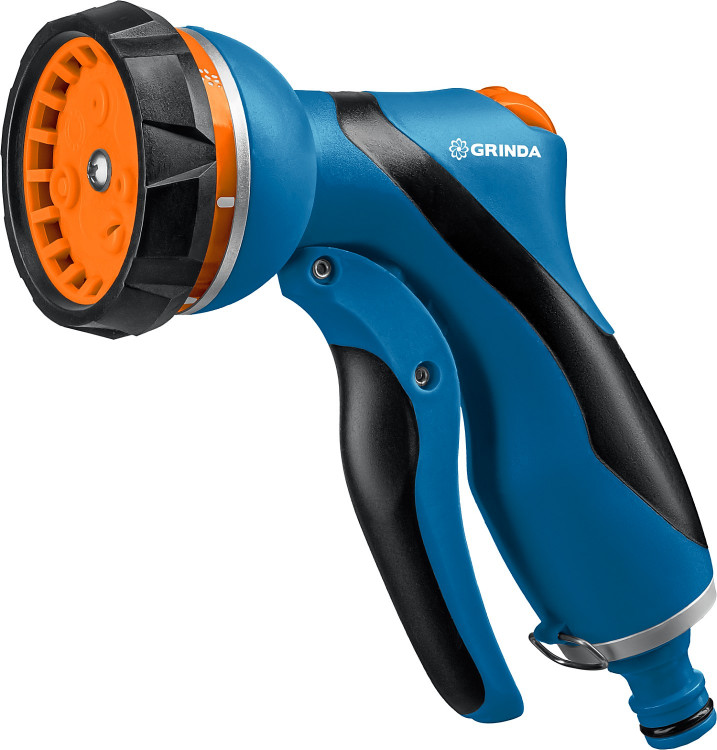 Пистолет поливочный двухкомпонентный с регулятором напора PROLine F-7 GRINDA 429120