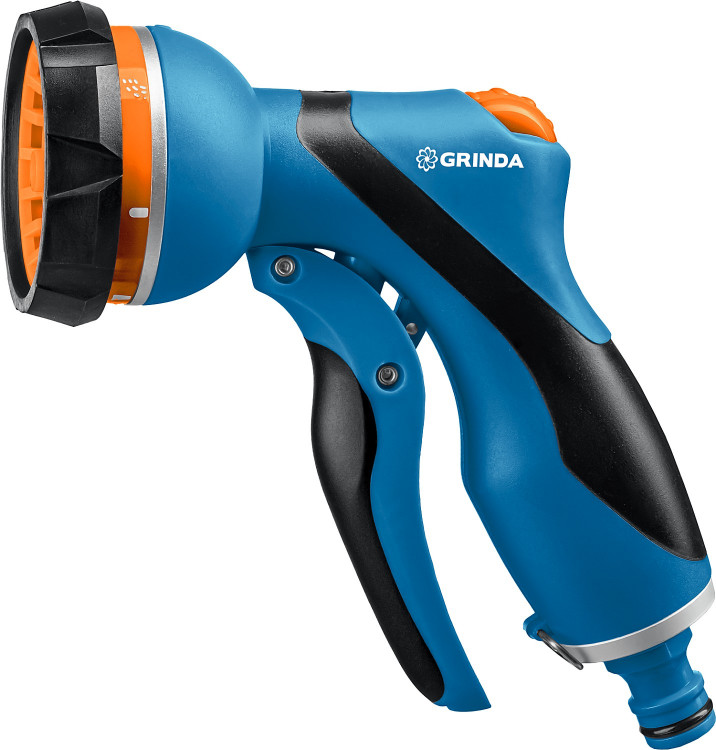 Пистолет поливочный двухкомпонентный с регулятором напора PROLine F-7 GRINDA 429120