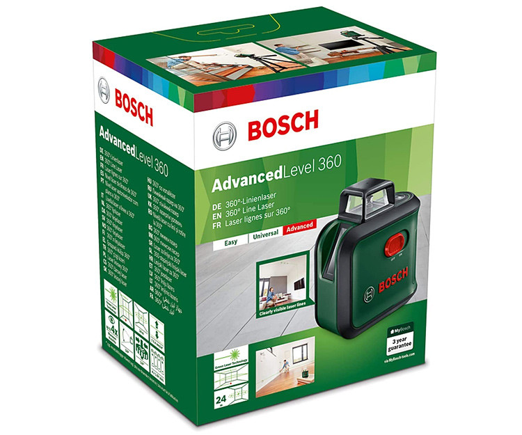 Линейный лазерный нивелир BOSCH AdvancedLevel 360 Set