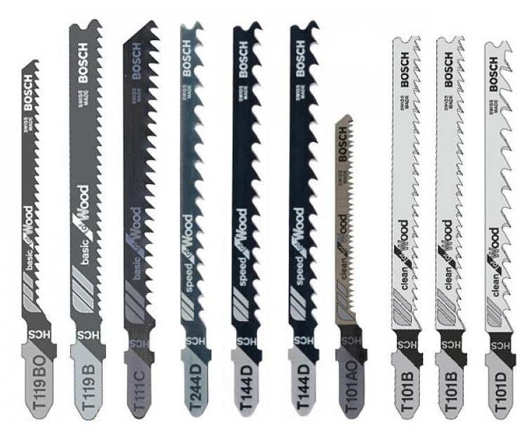 Набор пилок Bosch Wood, 10 шт.