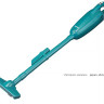 Аккумуляторный пылесос MAKITA CL104DWYX