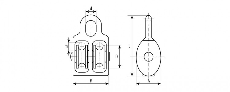 Блок двойной ЗУБР 4-304596-20