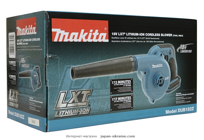 Аккумуляторная воздуходувка MAKITA DUB182Z