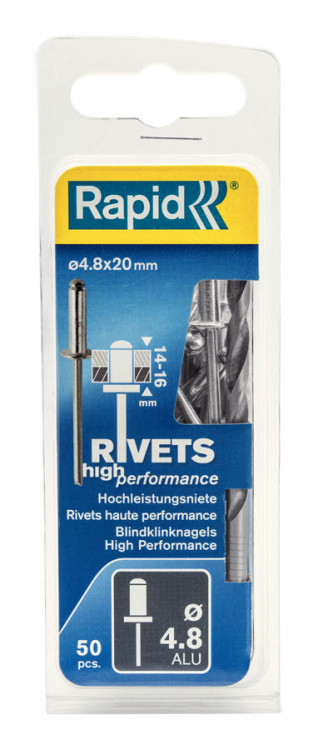 Алюминиевые заклепки RAPID 5000391