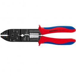 Клещи зажимные для опрессовки KNIPEX KN-9721215 предназначены для резки кабелей