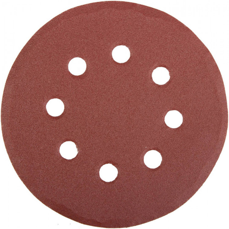 Круги шлифовальные на липучке из абразивной бумаги 125 мм STAYER 8 отв. Р180