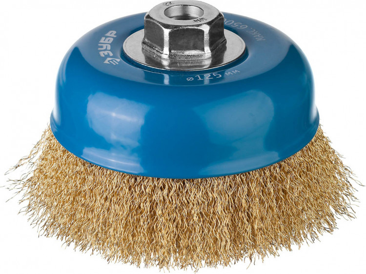 Щетка крацовка чашечная для УШМ ЗУБР 3526-125_z02