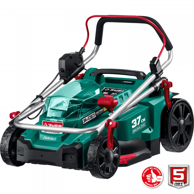 Газонокосилка аккумуляторная ЗУБР ГКЛ-3736
