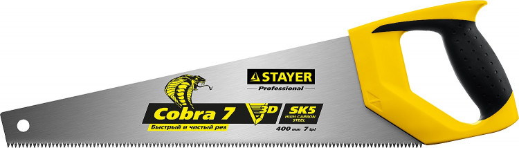 Ножовка универсальная COBRA 7 STAYER 15135-40