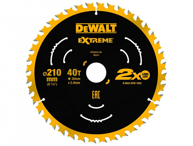 Пильный диск Extreme DeWALT DT20433