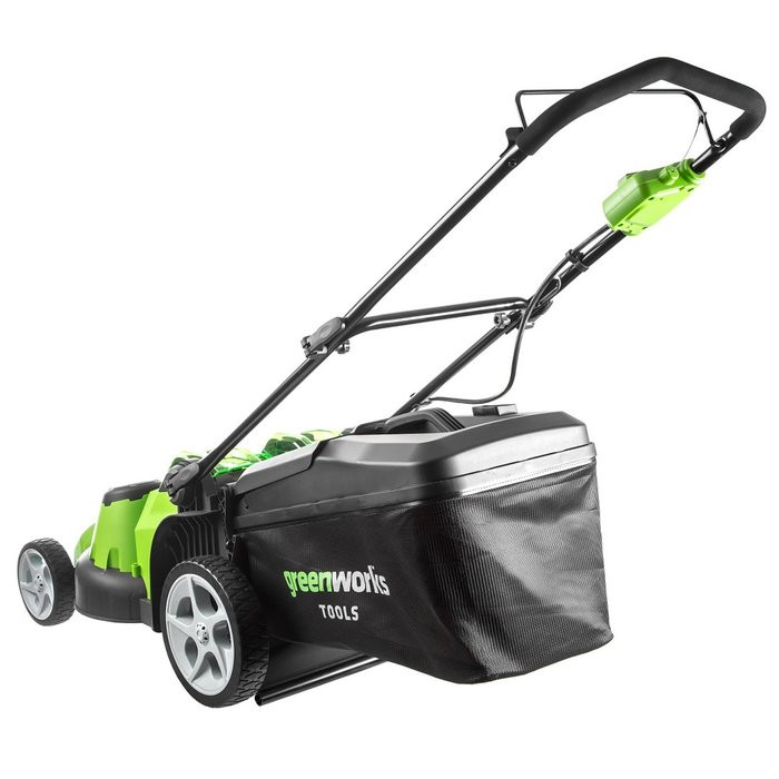 Газонокосилка аккумуляторная Greenworks G40LM49DBK4, TwinForce, 40V, 49 см, c 1хАКБ 4 А.ч и ЗУ