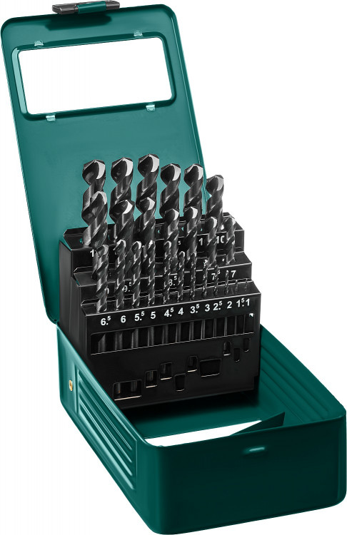 Набор сверл по металлу KRAFTOOL 29651-H25