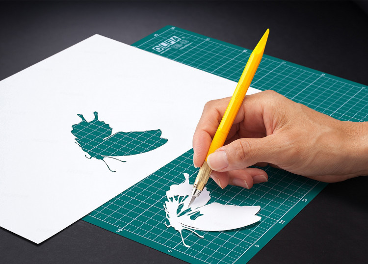 Нож перовой для точных работ OLFA OL-AK-5