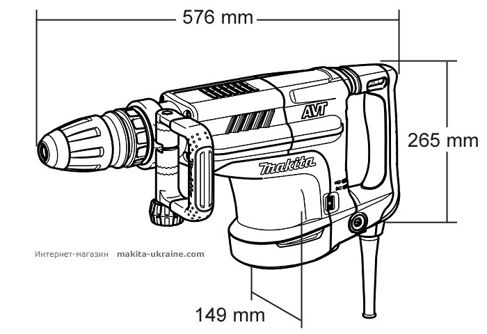 Отбойный молоток MAKITA HM1213C