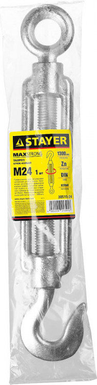 Талреп крюк-кольцо DIN 1480 STAYER 30515-24