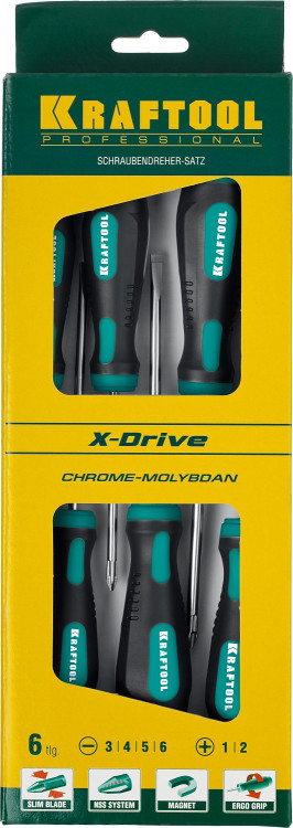 Набор отверток KRAFTOOL 250081-H6