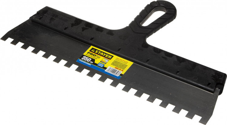 Шпатель зубчатый STAYER 1009-35-10
