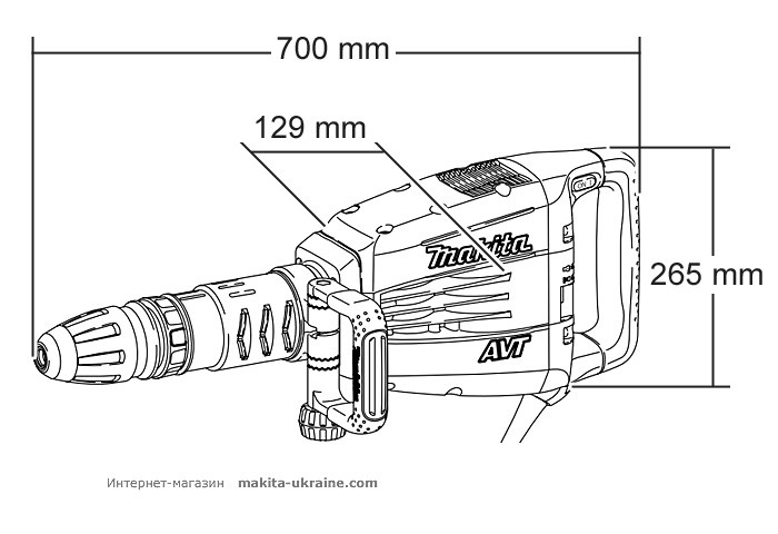 Отбойный молоток MAKITA HM1214C