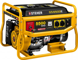 Бензиновый электрогенератор STEHER GS-6500Е